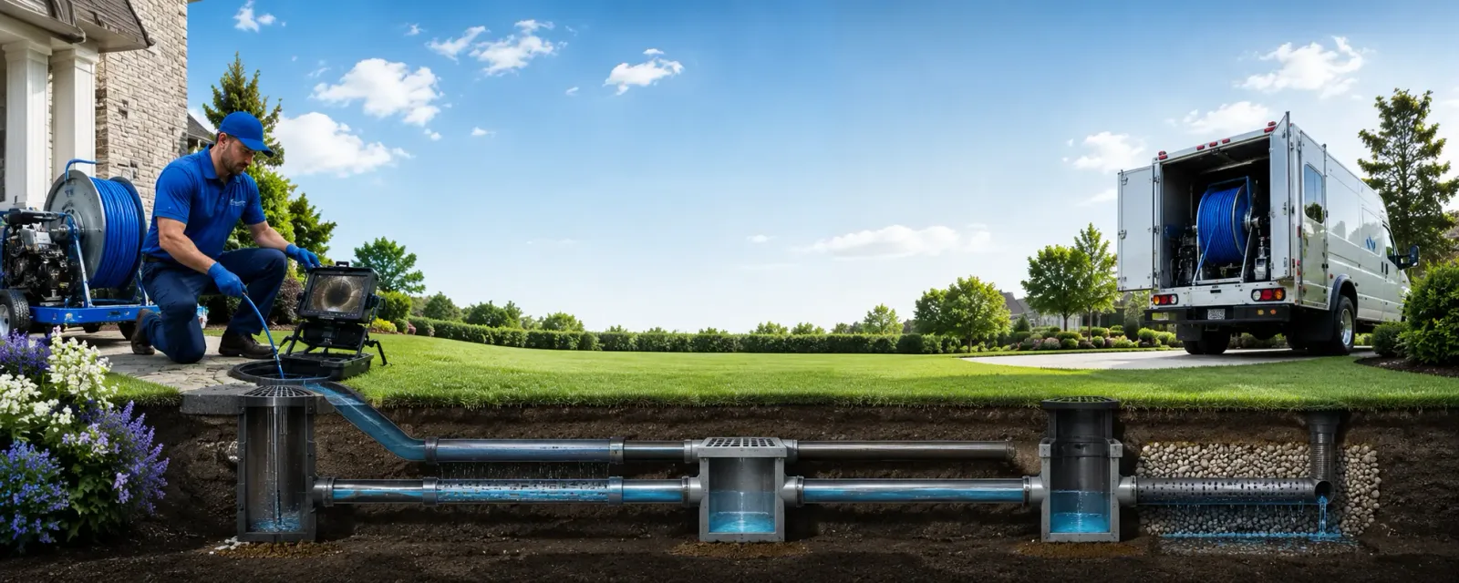 Outdoor drain cleaning information for Apple River, IL